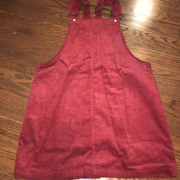 corduroy overall dress - Picture 2 of 3